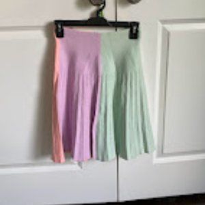 MiaMod pleated skirt (colorblock)